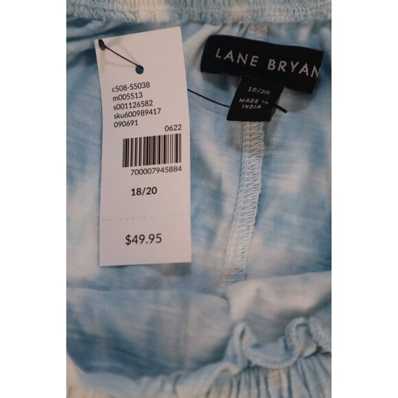 Lane Bryant Blue Tie-Dye Off-Shoulder Top Size‎ XL18/20 - Picture 7 of 9